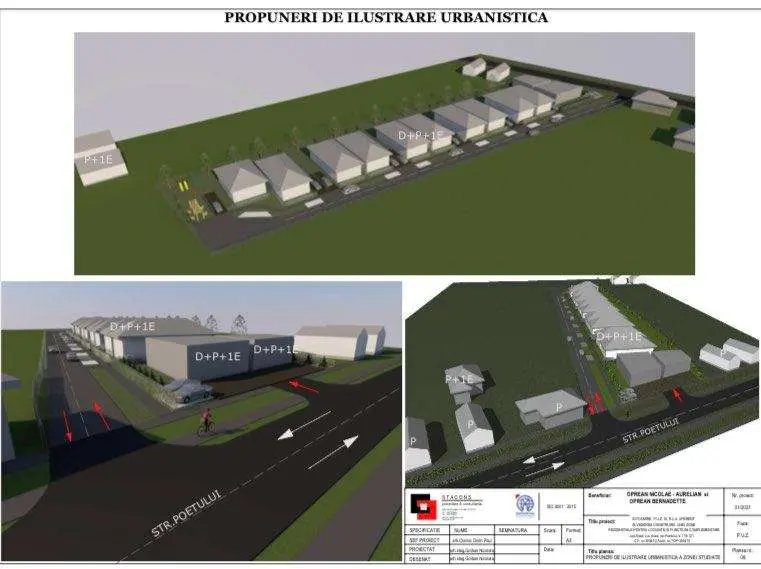 TRANSPARENȚĂ DECIZIONALĂ: PUZ construire zonă rezidențială pentru locuințe și funcțiuni complementare - strada Poetului