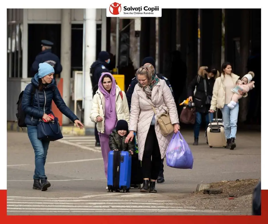 „Salvați Copiii România” avertizează asupra riscurilor la care sunt supuși copiii refugiați, inclusiv traficul de persoane