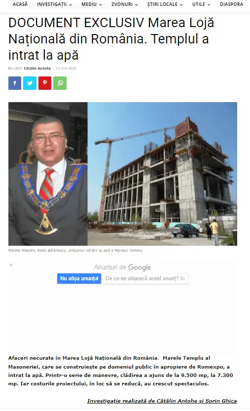 „Gala Elitelor Arădene” - concepută să promoveze o adunătură de PINGUINI-MASONI, aripa Bălănescu - umilită moral, estetic și concomitent de cea a DINOZAURILOR