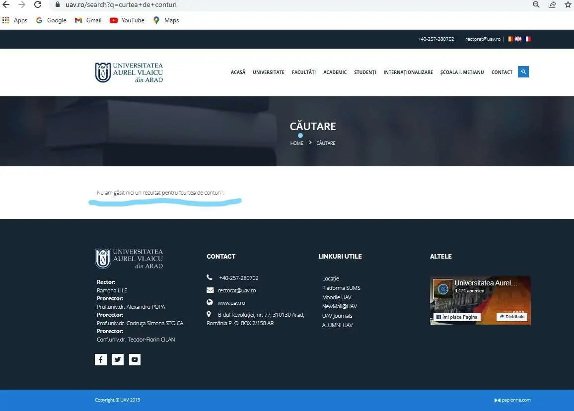 Universitatea „Aurel Vlaicu” a ajuns o PIAȚĂ care face manevre cu BANII STATULUI ca să aibă Ramona Lile chef de poezii. Cam asta a stabilit CURTEA DE CONTURI, a analizat PRESA NAȚIONALĂ și am lăcrimat PE SITE-ul uav.ro [DOCUMENT]