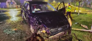 accident rutier ușor pe d.n.7