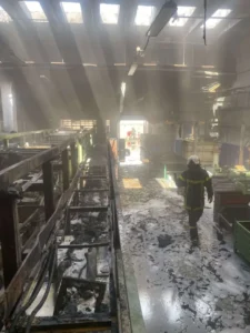incendiu la cuva de galvanizare
