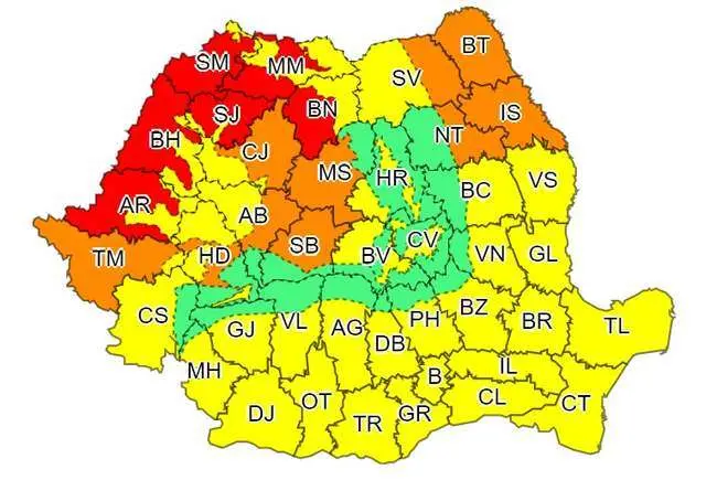 arad - cod roșu de caniculă