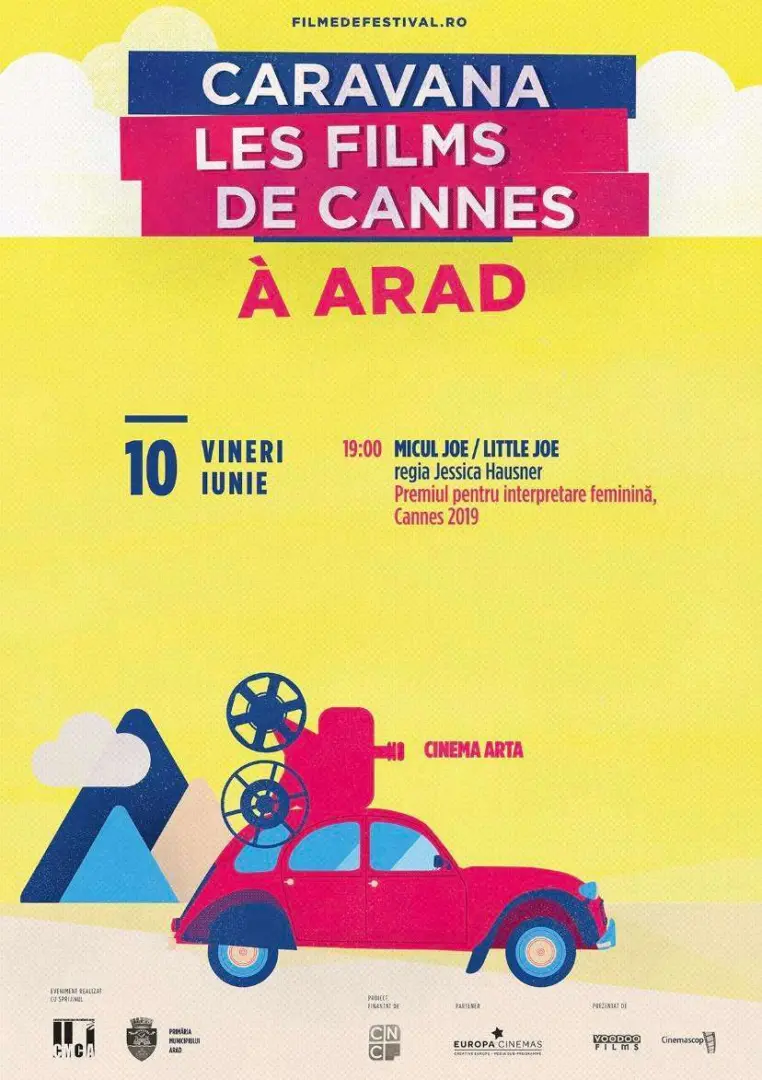 Caravana Les Films de Cannes revine la Arad pe 10 iunie, la Cinema Arta