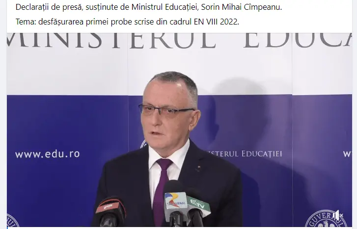 ministarul educatiei