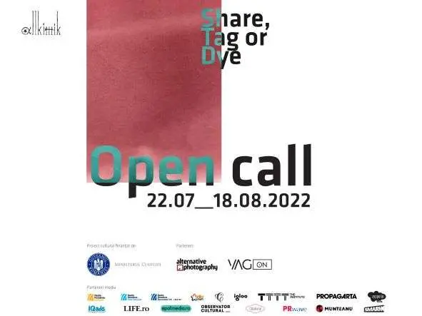 Apel deschis pentru artiști din toată lumea, în cadrul proiectului „Share, Tag or Dye”