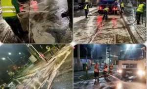 demarează acțiunea de curățenie stradală
