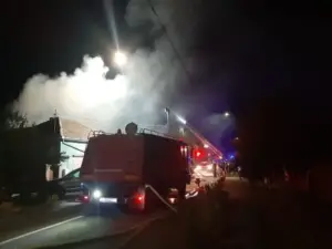 un incendiu a izbucnit