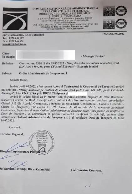 Iar punem carul înaintea boilor: Abia ce a fost emis ordinul de începere a lucrărilor pentru finalizarea pasajului din Micălaca, dar ne lăudăm „că va fi finalizat”