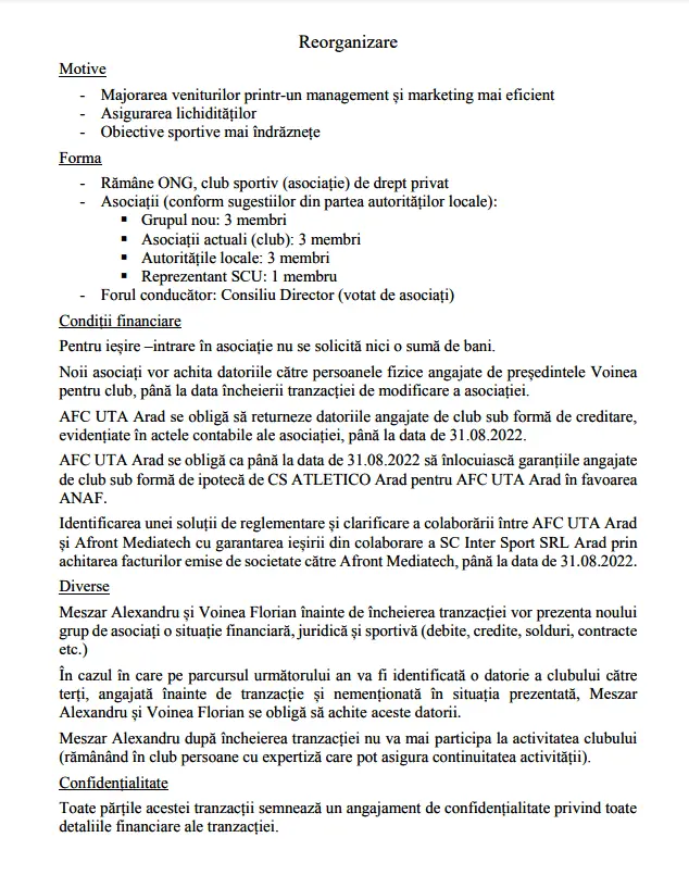 UTA sub MAFIA Falcă-Meszar. De ce vor arădenii să scape de acest flagel, care sunt afacerile murdare ce cangrenează clubul și de ce merită credit total proiectul asumat de grupul de INVESTITORI constituit în jurul lui Simion Apreutese (II)