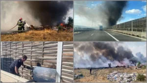 incendiul izbucnit la groapa