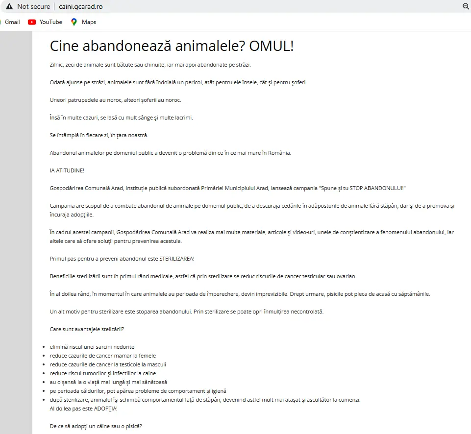 TRAUMA CÂINILOR ajunși în „Adăpostul public” și CONFORTUL MEDICILOR veterinari ai DSVSA Arad trebuie COMBINATE cumva: de-acum puteți să le scrieți și să-i sunați NOMINAL [TABEL]