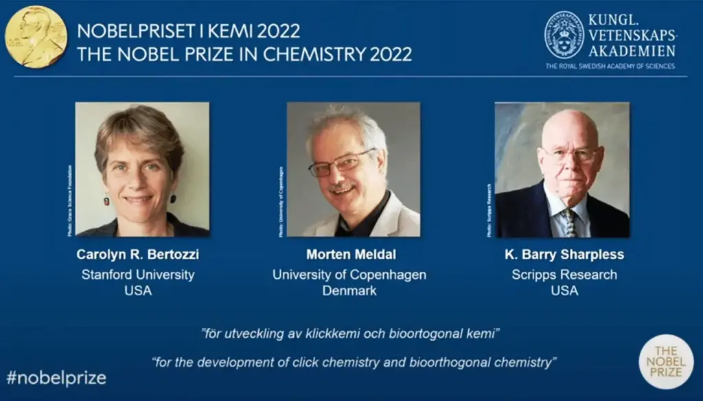 nobel chimie 2022