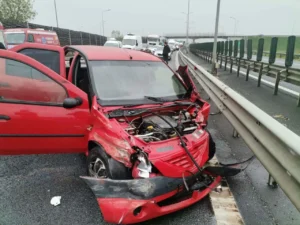 accident rutier cu o victimă încarcerată