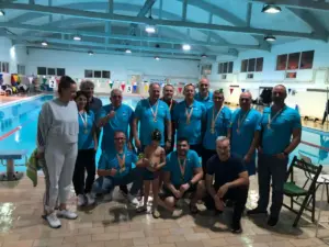 Înotătorii masters al clubului sportiv municipal din arad - o salbă de medalii la tradiționalul concurs internațional de la timișoara, cupa dkmt 60 înot masters arad