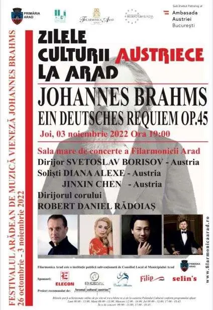 Zilele Culturii Austriece la Arad/Festivalul Arădean de Muzică Vieneză, la final