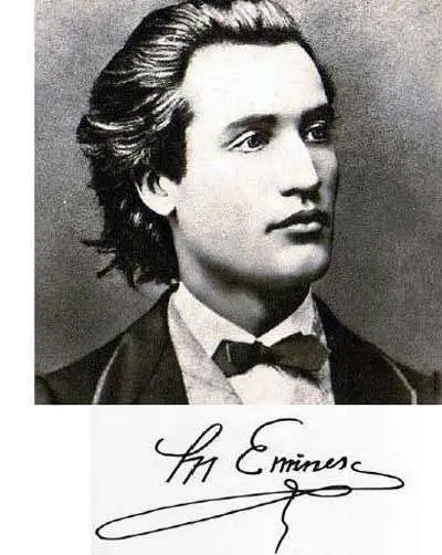 EMINESCU, ZEU - PURURI TÂNĂR, ÎNFĂȘURAT ÎN MANTA-I DE PURPURĂ