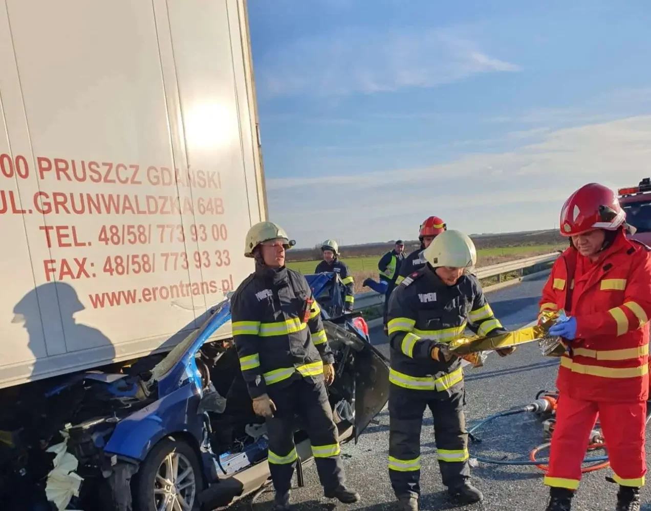autoturismul care a intrat