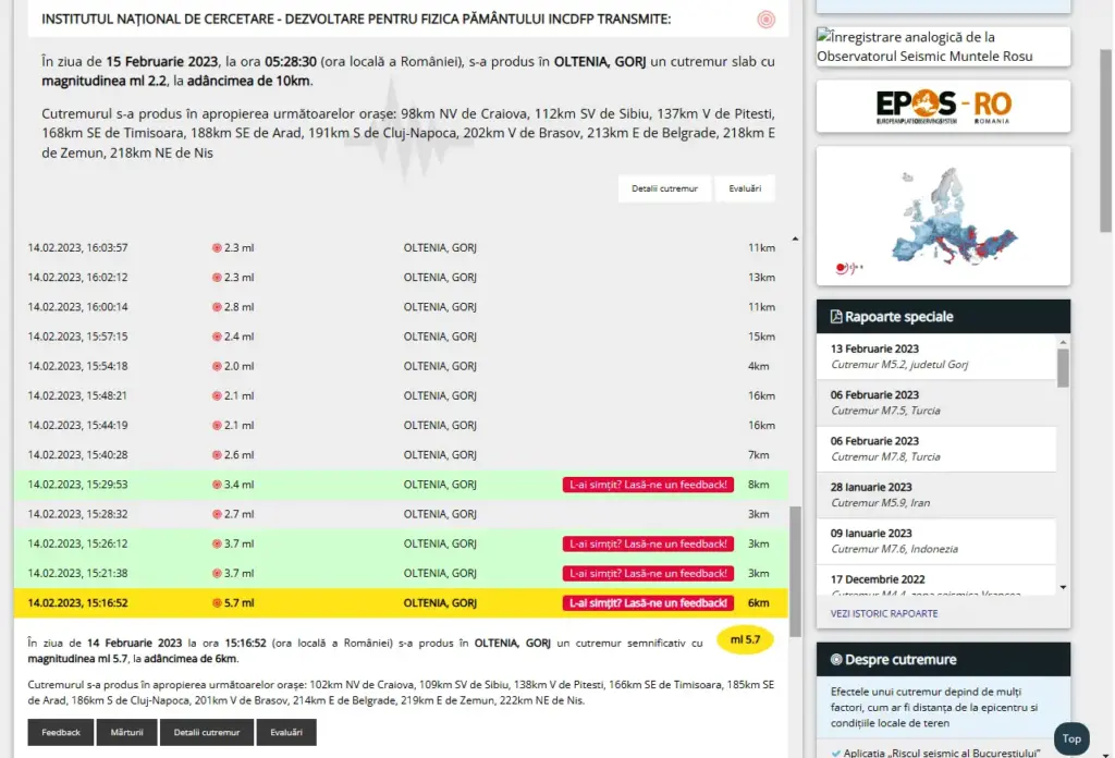 cutremur 14 februarie