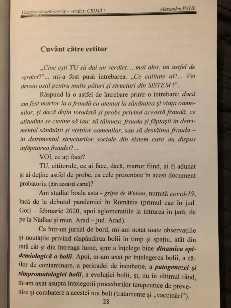 vaccinarea anticovid - verdict: crimă!