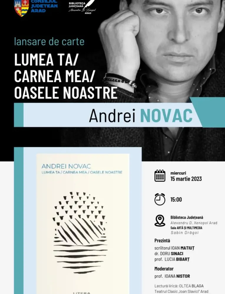 poetul andrei novac își lansează