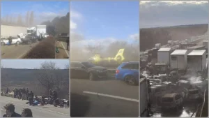 accident în lanț pe autostrada m1