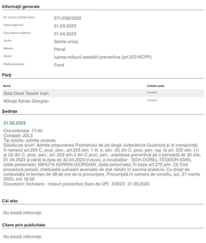 [ACTUALIZARE 3] Tinerii opriți la Buteni cu focuri de armă au fost arestați preventiv pentru contrabandă cu țigări