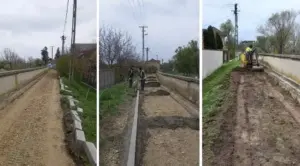 au demarat lucrările pentru amenajarea
