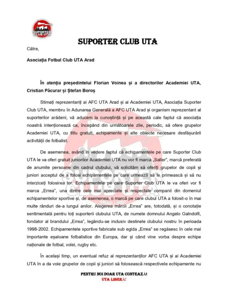 suporter club uta