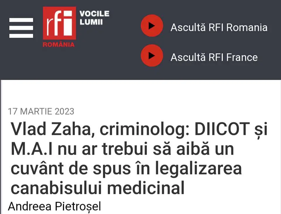 În sfârșit, avem și noi un REPER corect și pragmatic: primul PROIECT DE DEZINCRIMINARE A CANNABISULUI din istoria României a adunat peste un milion de reacții pozitive în două zile