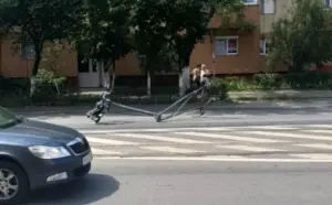 pantograful unui vagon nou