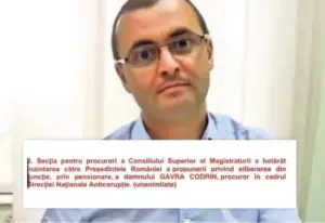 procurorul gavra a decăzut