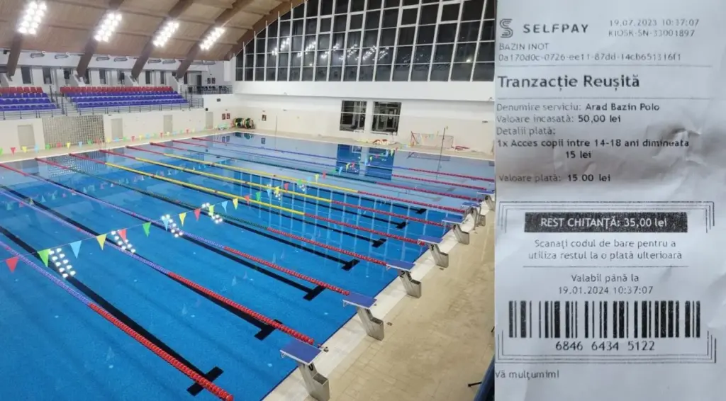 bazinul de înot și polo din subcetate