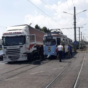 circulația tramvaielor oprită în vlaicu