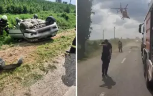 accident rutier cu patru victime