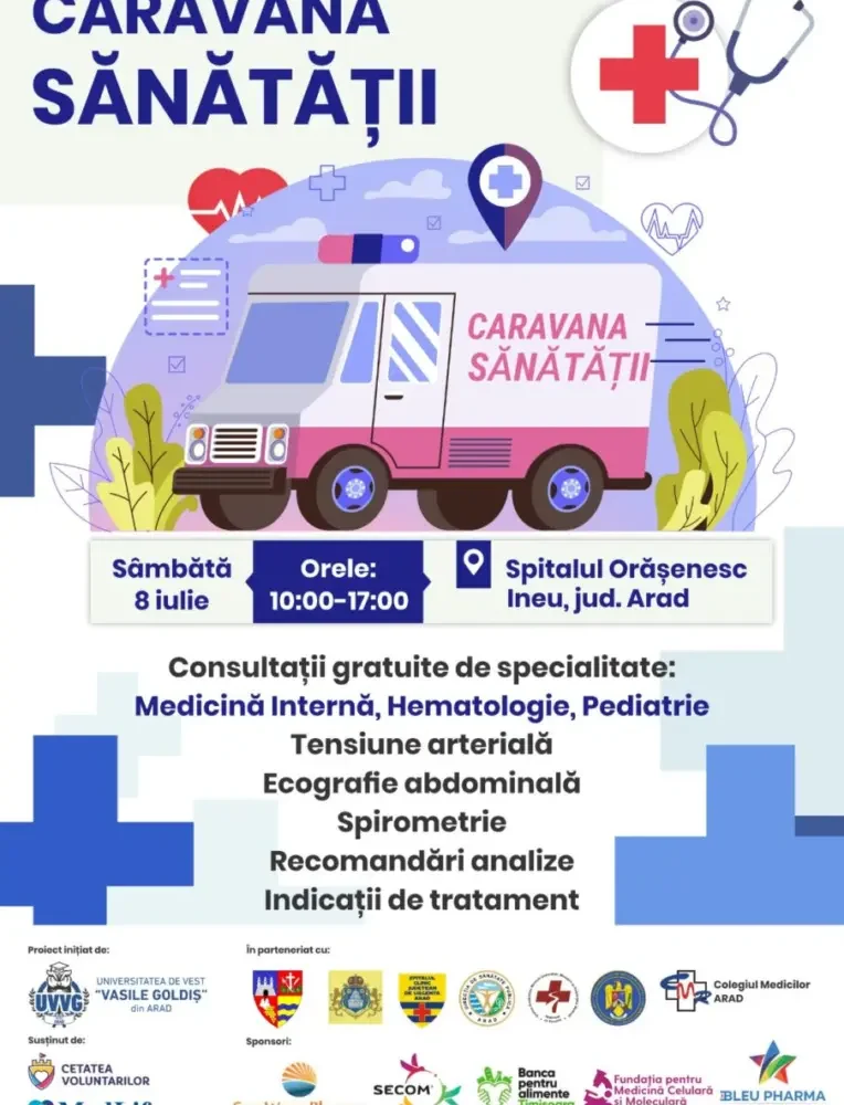 caravana sănătății vine la ineu
