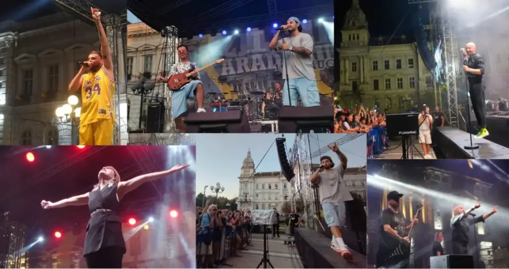reportaj zilele aradului artiști