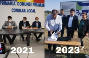 lucrările la gaz în frumușeni