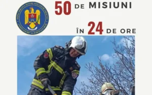 50 de intervenții în situații