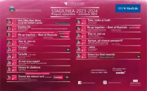 programul complet al noii stagunii