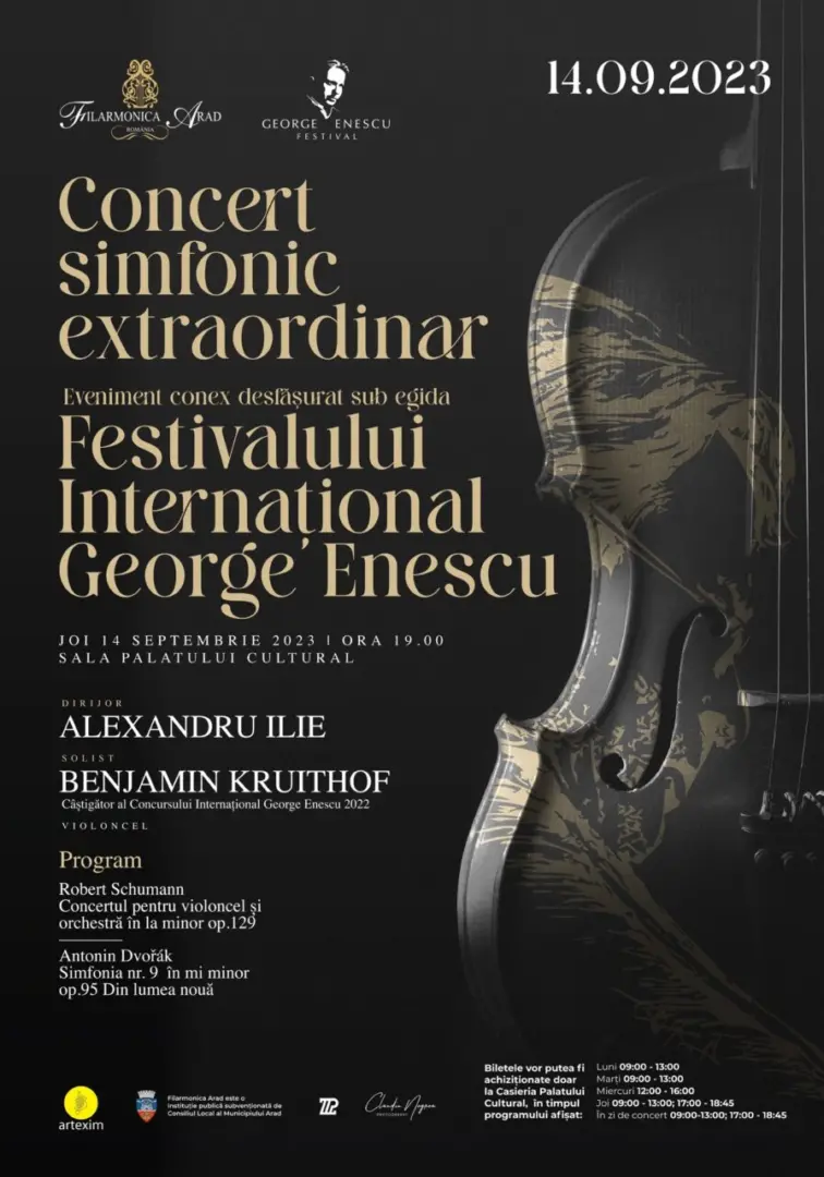 Afis Concert Filarmonica Arad Festival George Enescu 2023 scaled