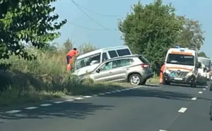 accident pe drumul arad-șiria. patru victime