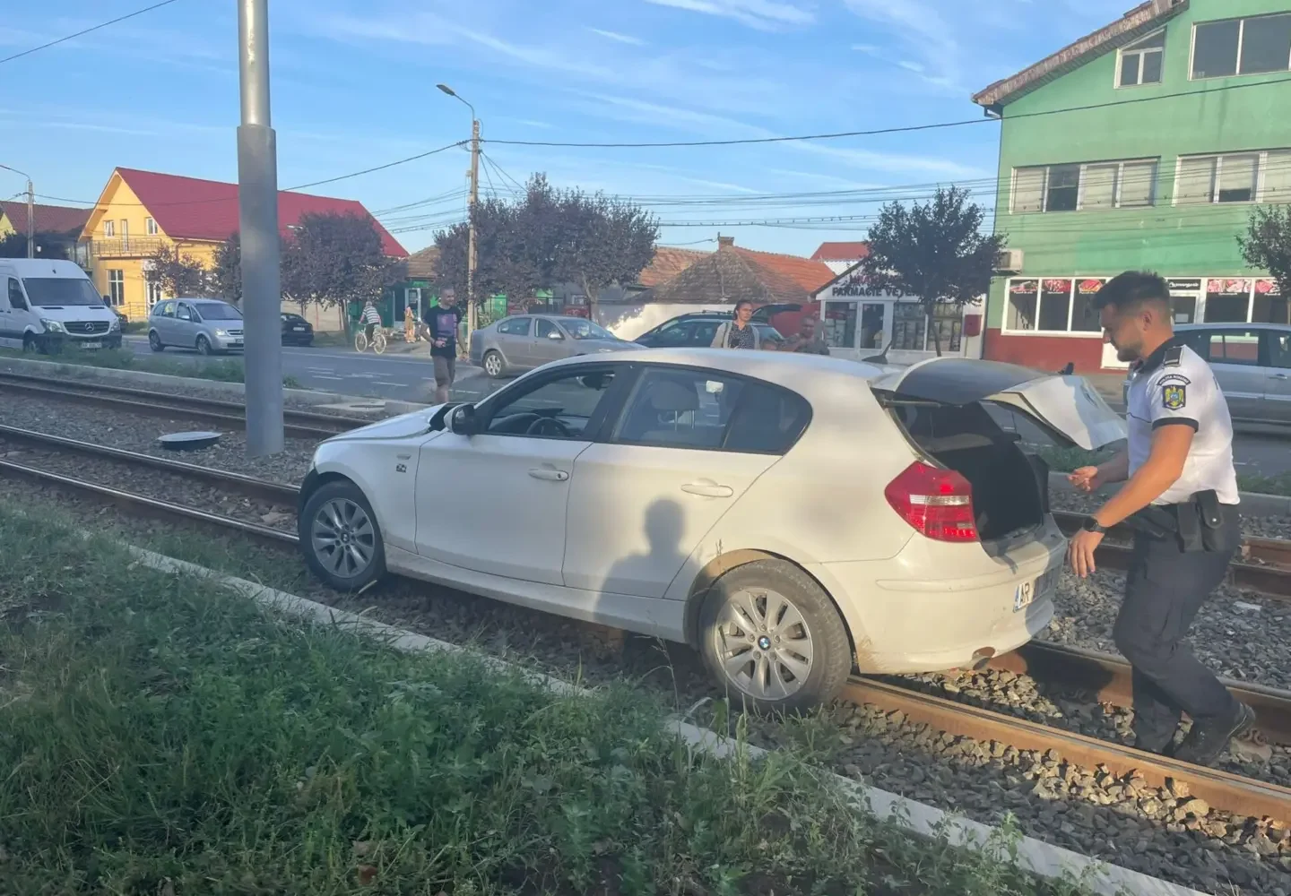 șoferul care și-a abandonat mașina