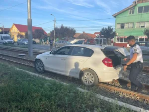 șoferul care și-a abandonat mașina