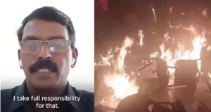 o bombă artizanală a explodat