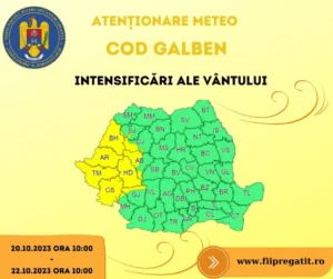 avertizare de cod galben