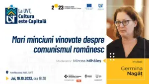 la uvt, cultura este capitală: germina