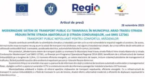 transport public nepoluant pentru confortul
