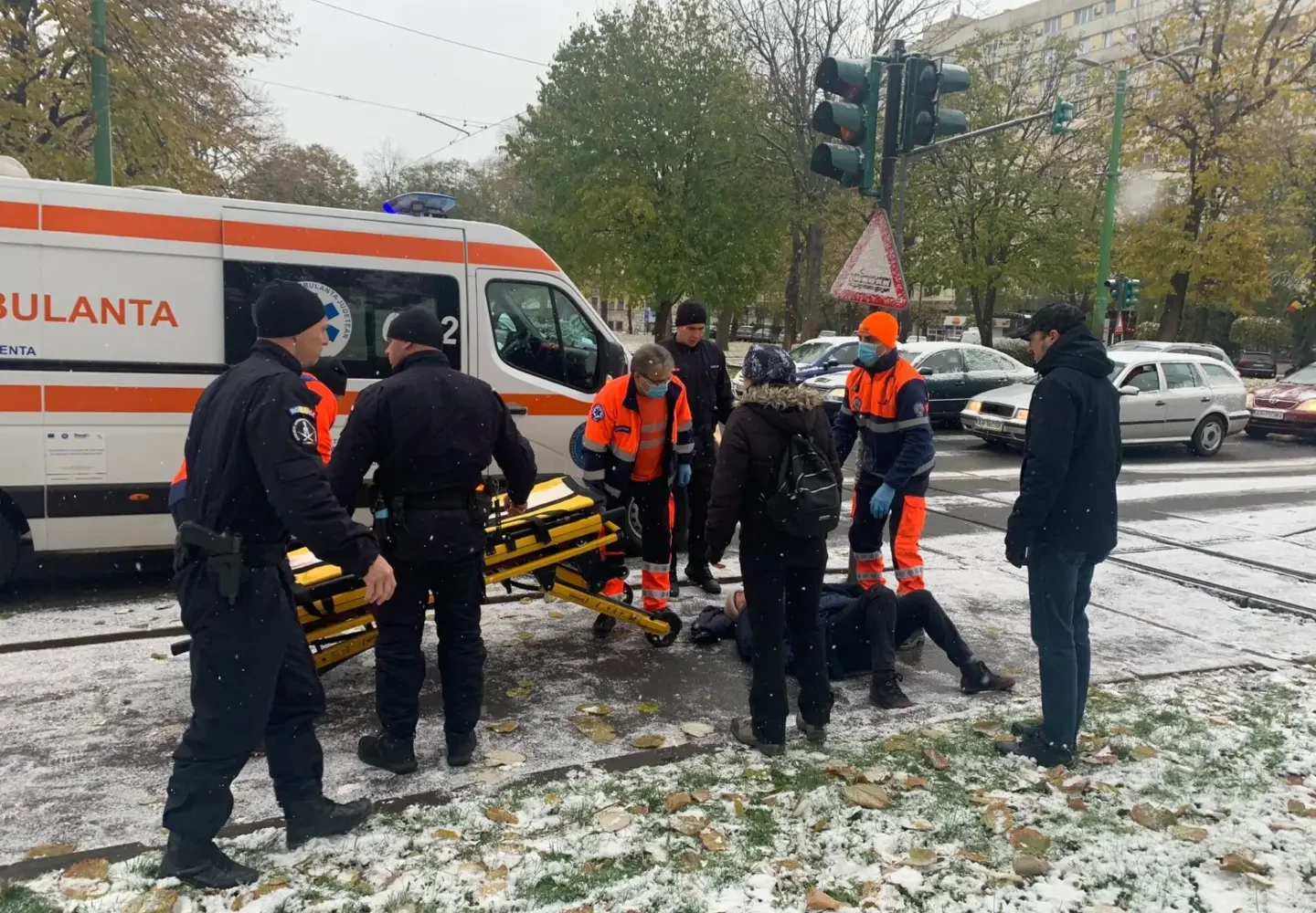 femeie ajunsă la spital