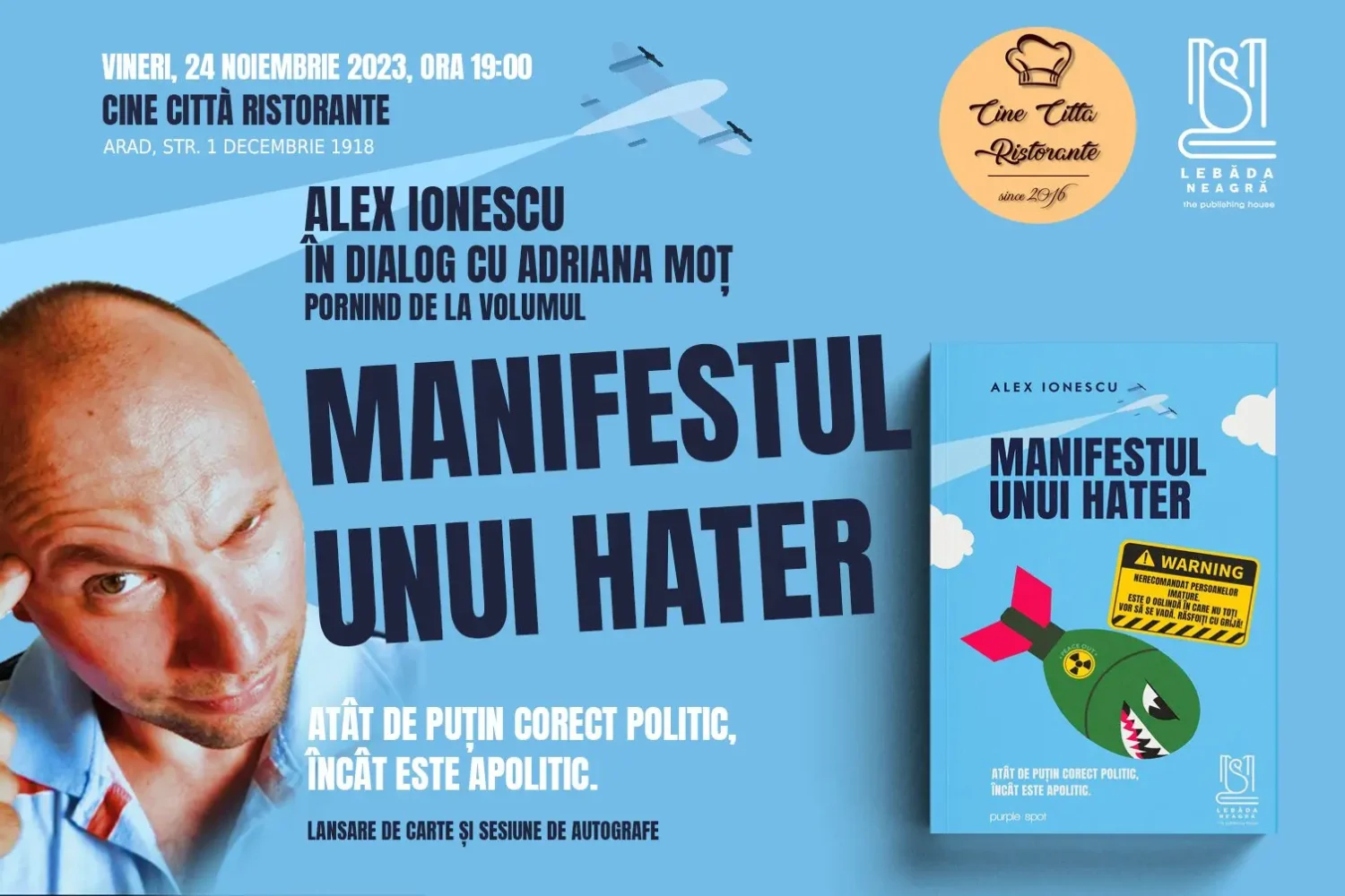 se lansează manifestul unui hater